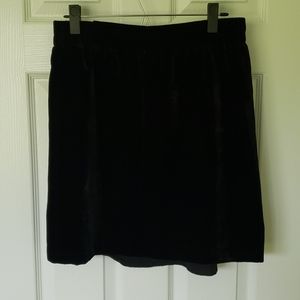 Crushed velvet loft skirt